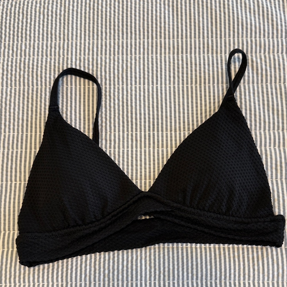 Aerie Classic Black Swim Top